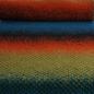 Preview: Bouclestrick Walk Jacquard Verlauf gelb orange blau